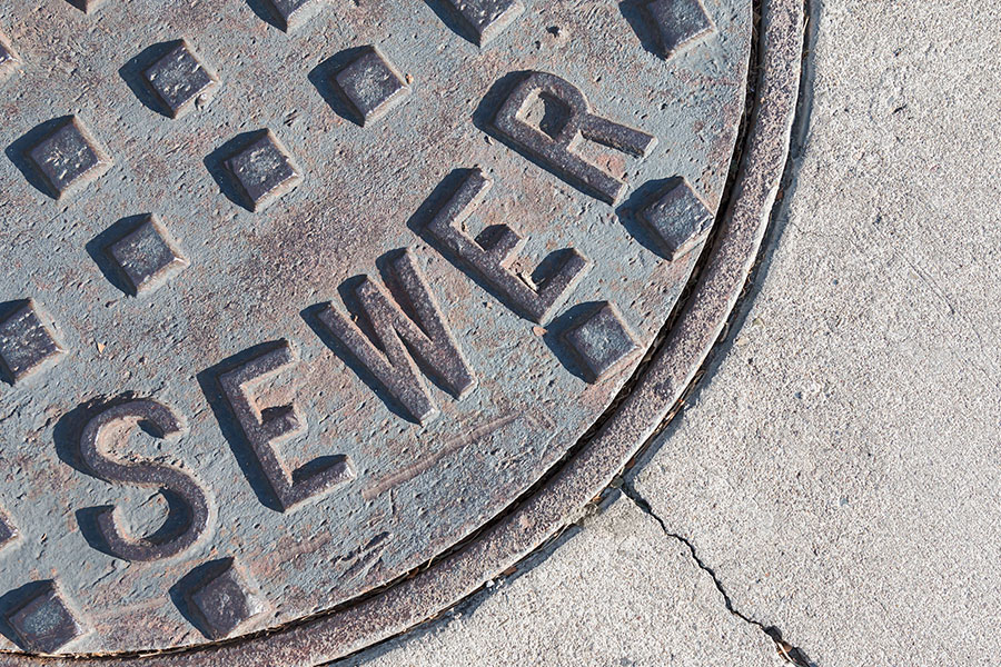 Sewer that is maintained and repaired by a plumbing company in Springfield, Illinois.